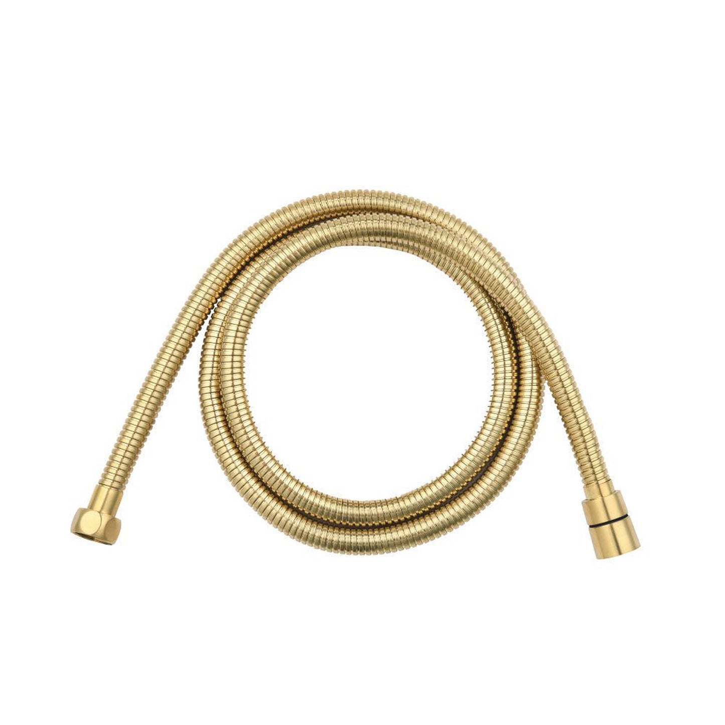 Flusso Faucets Universal Fixtures 1/2" Easy Maneuver Shower Hose in Satin Brass