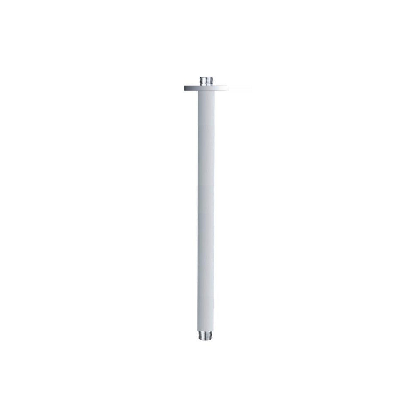 Flusso Faucets Universal Fixtures 16" Ceiling Mount Shower Arm in Brushed Nickel (160.16CSABN)