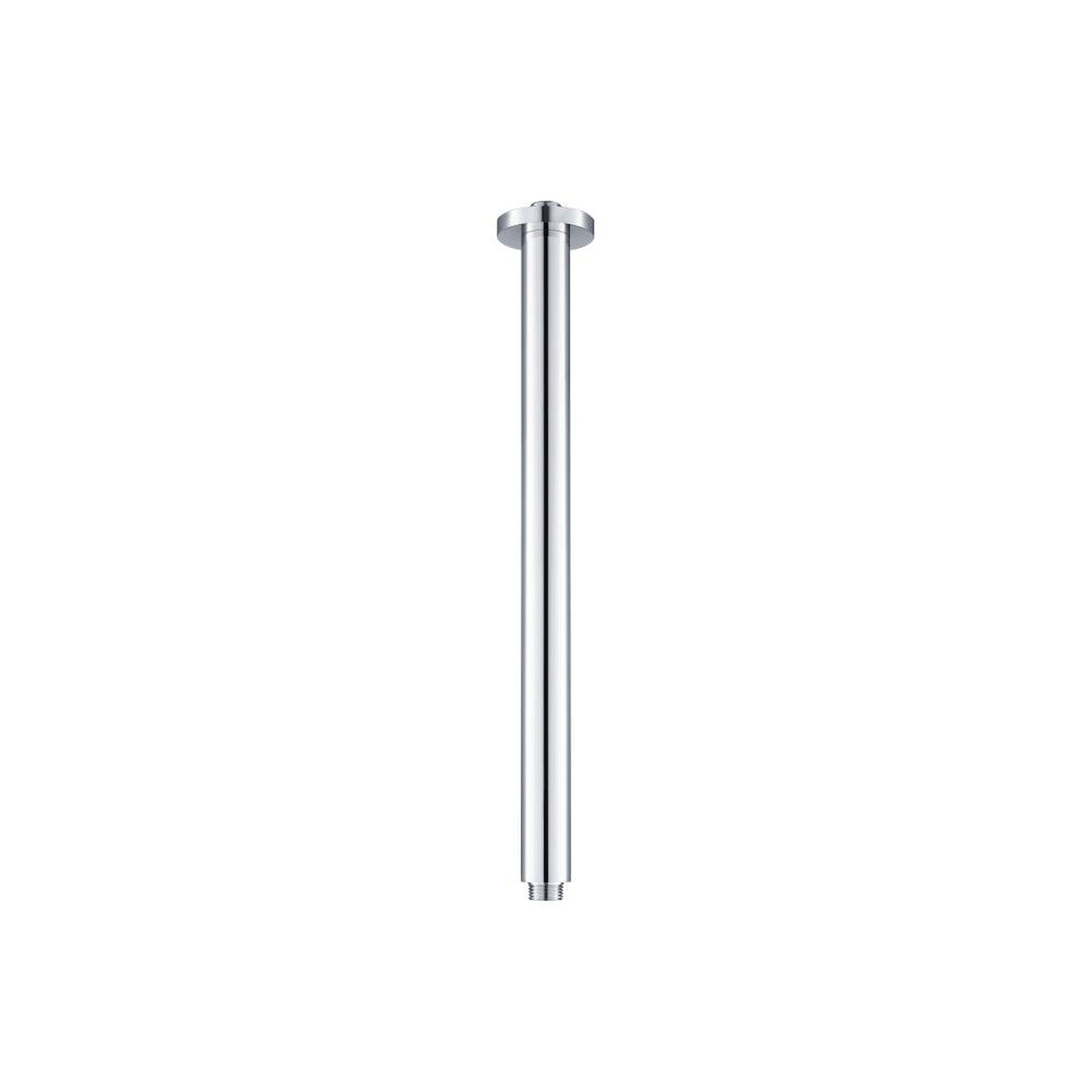 Flusso Faucets Universal Fixtures 16" Ceiling Mount Shower Arm in Chrome (100.16CSACP)