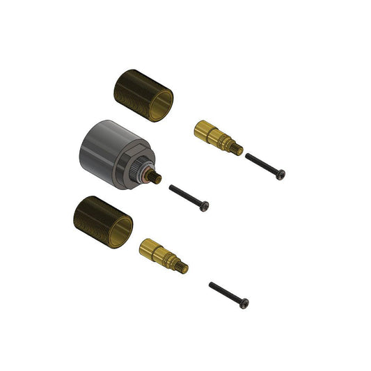 Flusso Faucets Universal Fixtures 1.40" Extension Kit in Satin Brass (TVH.4401ESB)