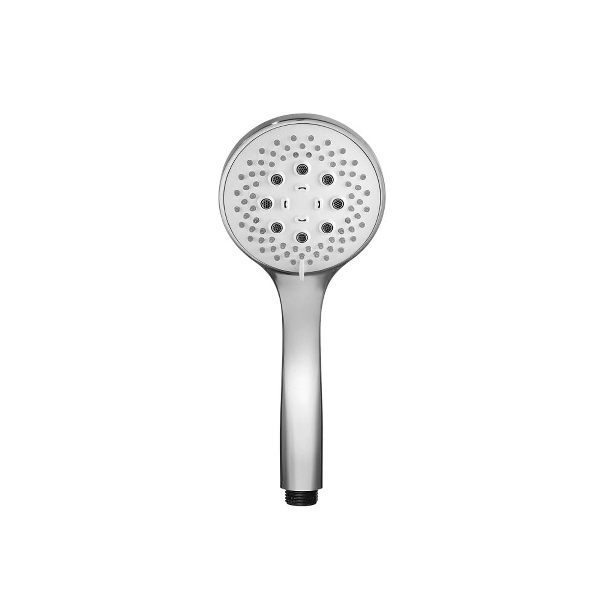 Flusso Faucets Universal Fixtures 3-Function 100MM ABS Hand Held Shower Head in Chrome