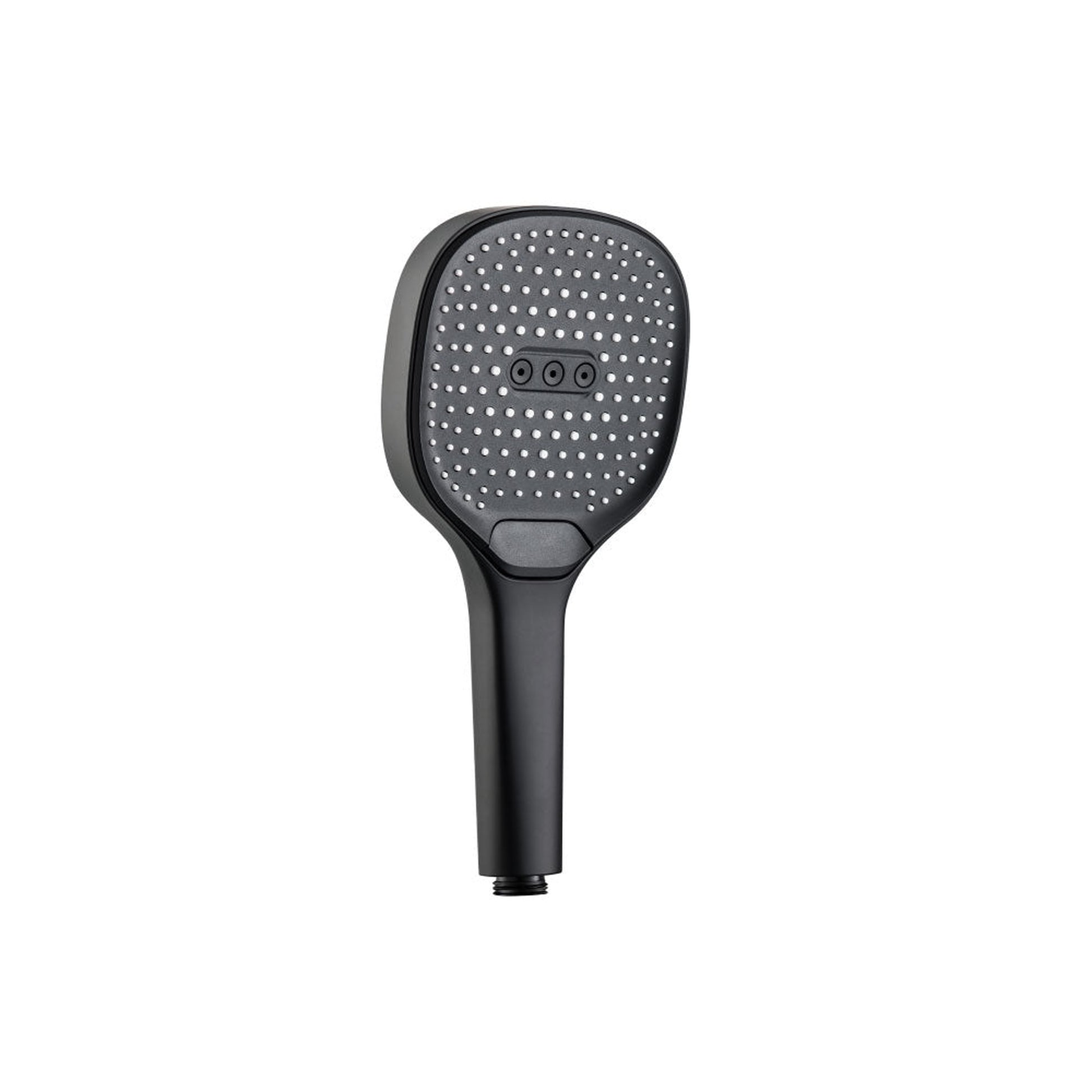 Flusso Faucets Universal Fixtures 3-Function 120MM ABS Hand Held Shower Head in Matte Black