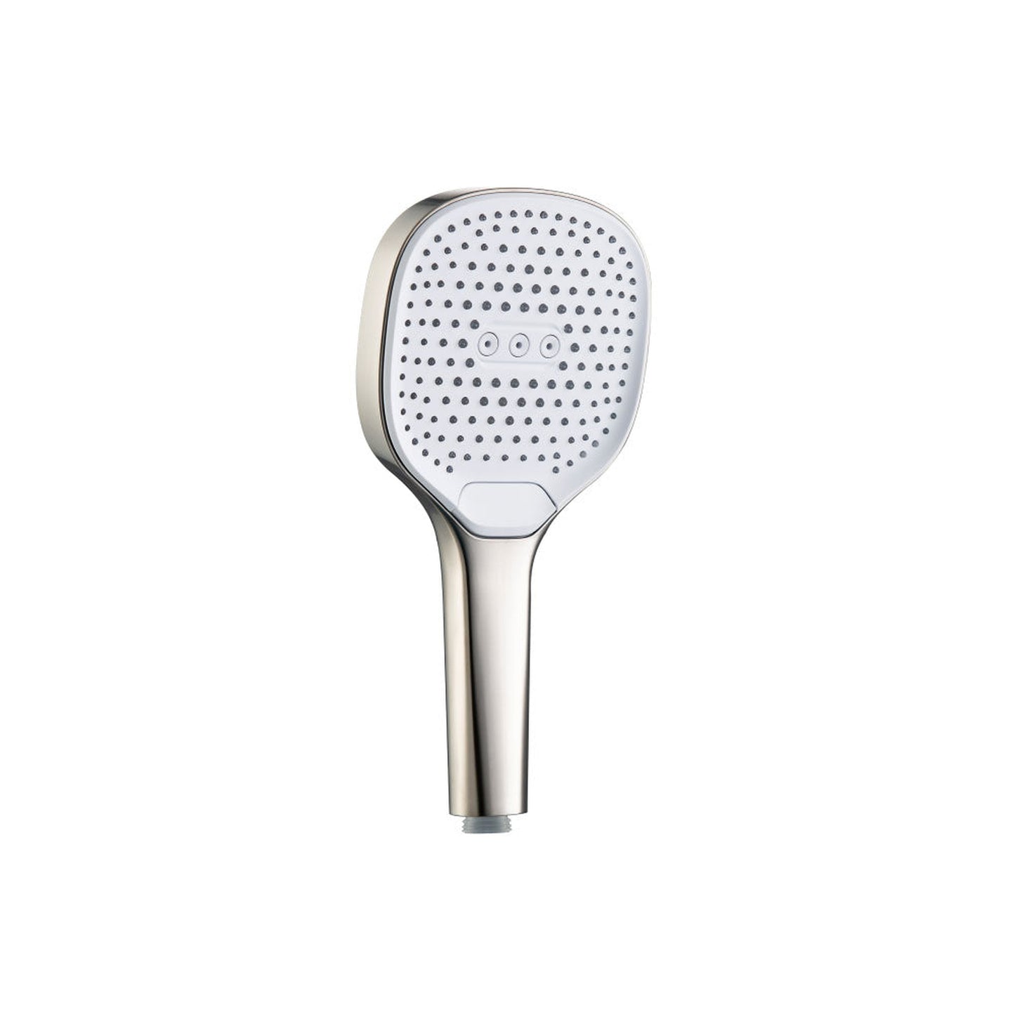 Flusso Faucets Universal Fixtures 3-Function 120MM ABS Hand Held Shower Head in Polished Nickel