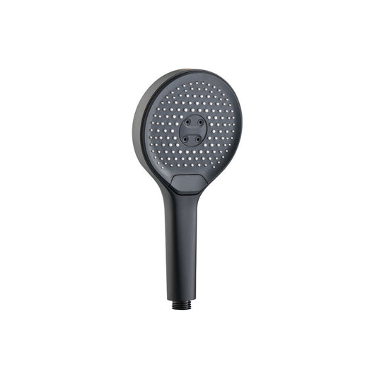 Flusso Faucets Universal Fixtures 3-Function 125MM ABS Hand Held Shower Head in Matte Black