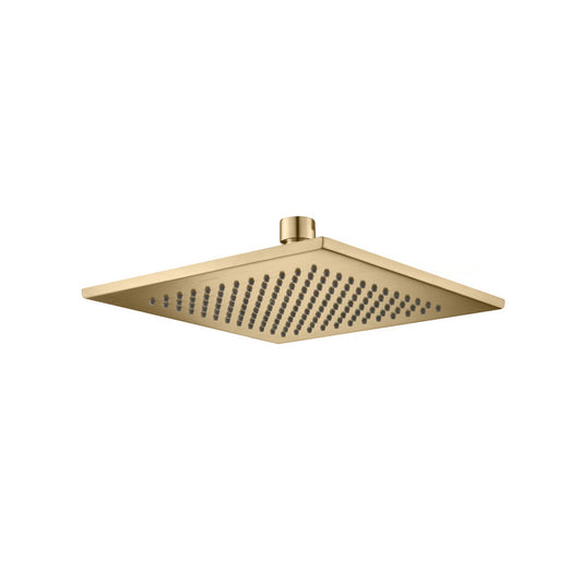 Flusso Faucets Universal Fixtures 8" Brushed Bronze PVD Solid Brass Showerhead / Rainhead - Square