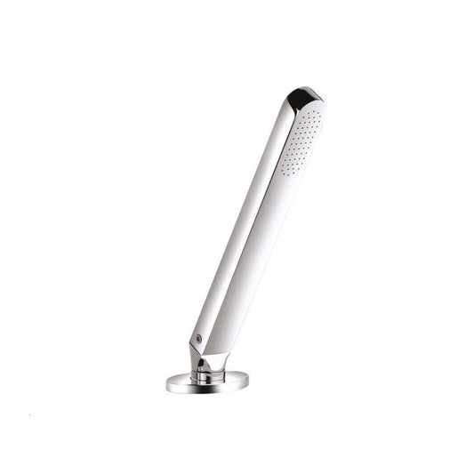 Flusso Faucets Universal Fixtures Deck Mount Hand Held Holder With Hose in Chrome (HS1260CP)