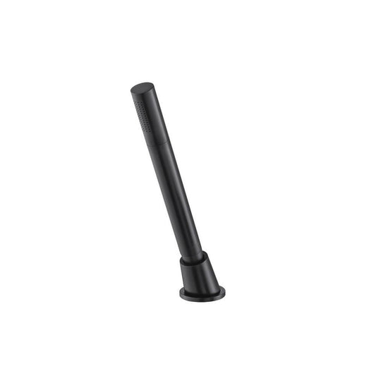 Flusso Faucets Universal Fixtures Deck Mount Hand Held Holder With Hose in Matte Black (HS1270MB)