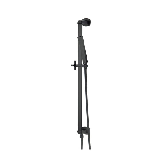 Flusso Faucets Universal Fixtures Hand Shower Set With Slide Bar, Integrated Elbow and Hose in Matte Black (240.2016MB)