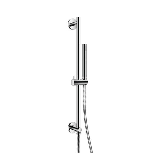 Flusso Faucets Universal Fixtures Hand Shower Set With Slide Bar, Integrated Elbow and Hose in Polished Nickel (SHS.2014PN)