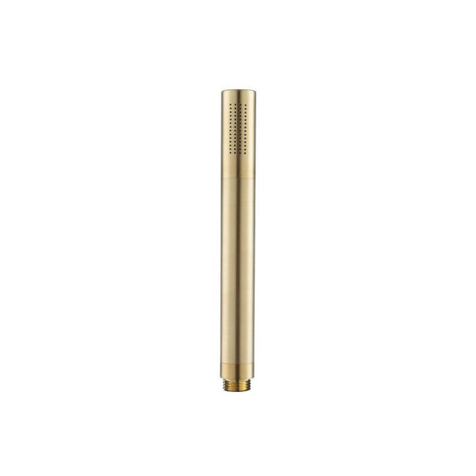 Flusso Faucets Universal Fixtures Single Function Hand Held Shower Head in Satin Brass (HS1004HSB)