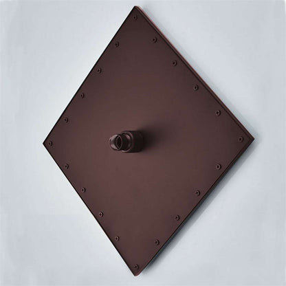 Fontana 12" Square Color Changing LED Oil Rubbed Bronze Rain Shower Head