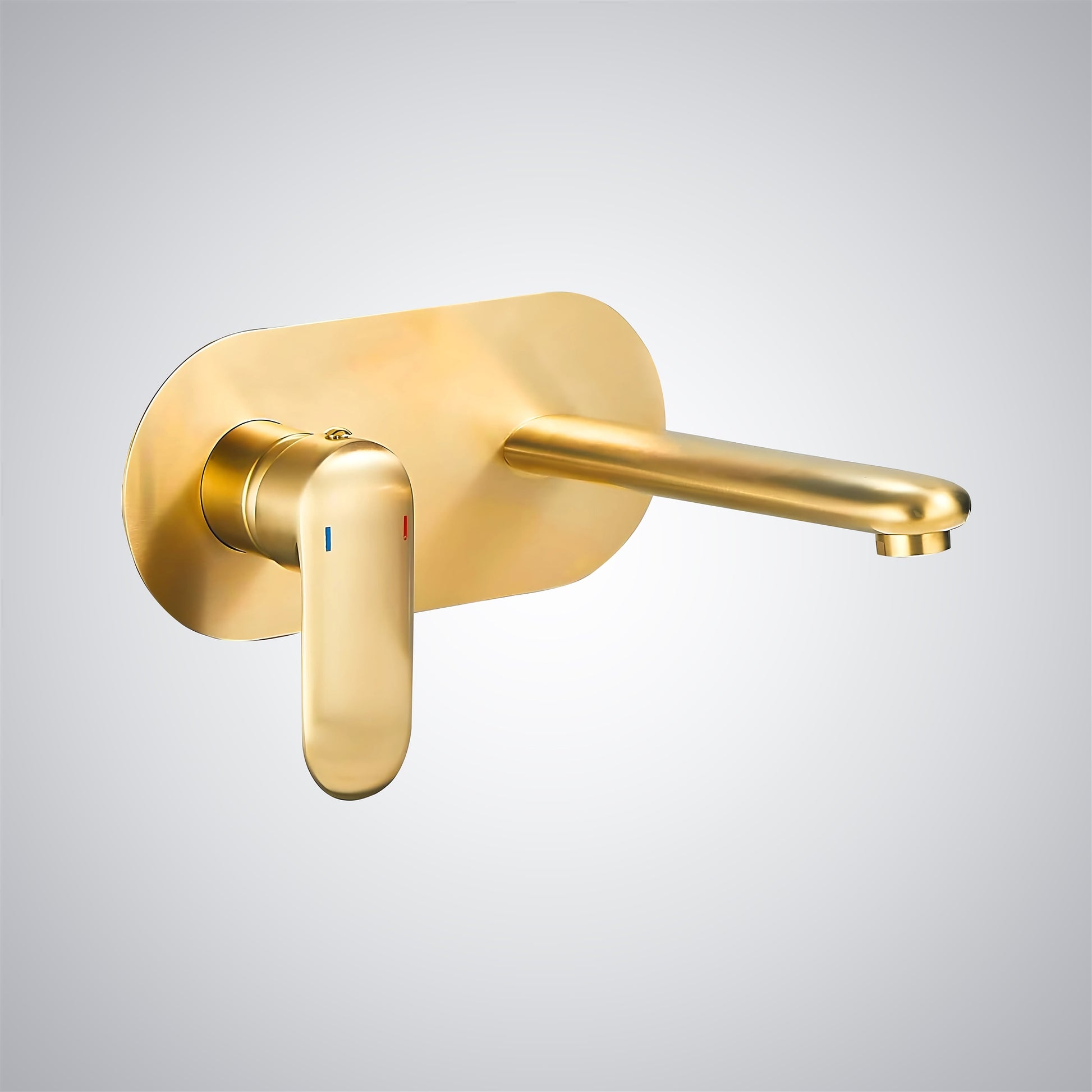 Fontana Alborea Single Handle Wall Mounted Gold Honeycomb Faucet