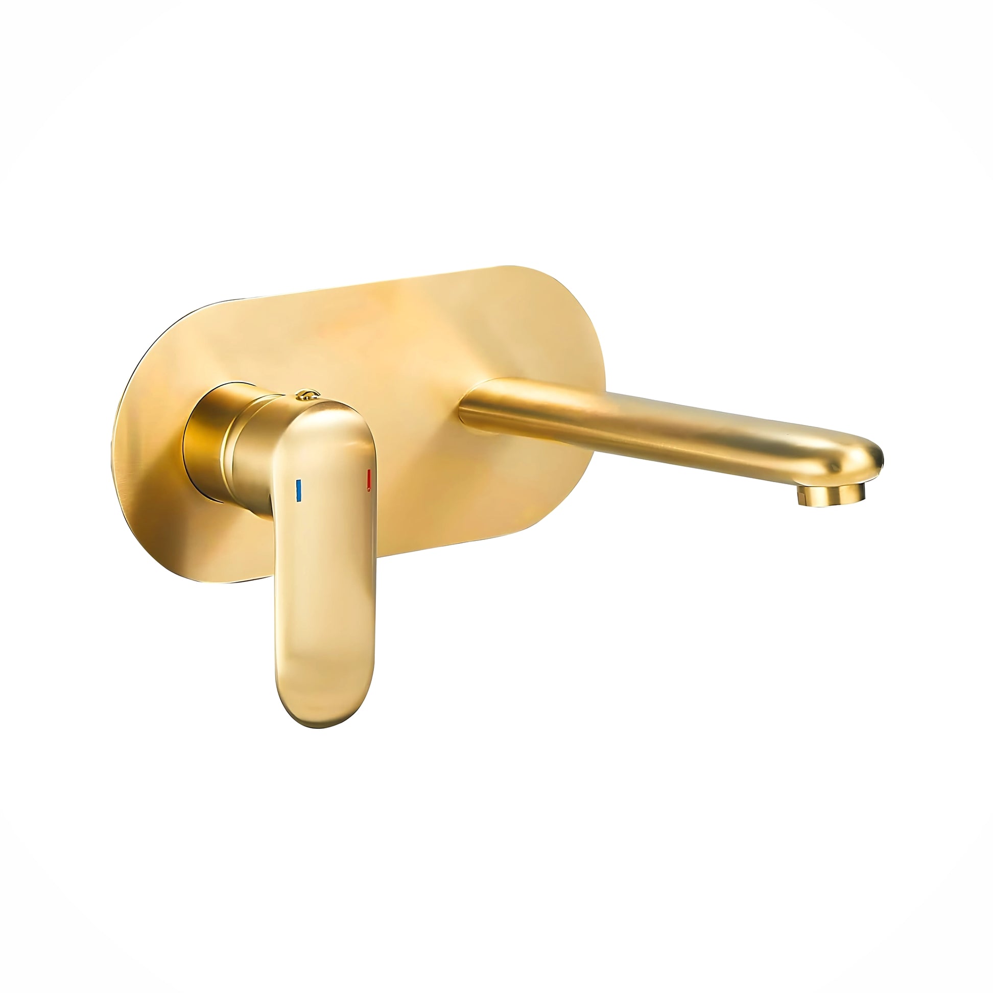 Fontana Alborea Single Handle Wall Mounted Gold Honeycomb Faucet