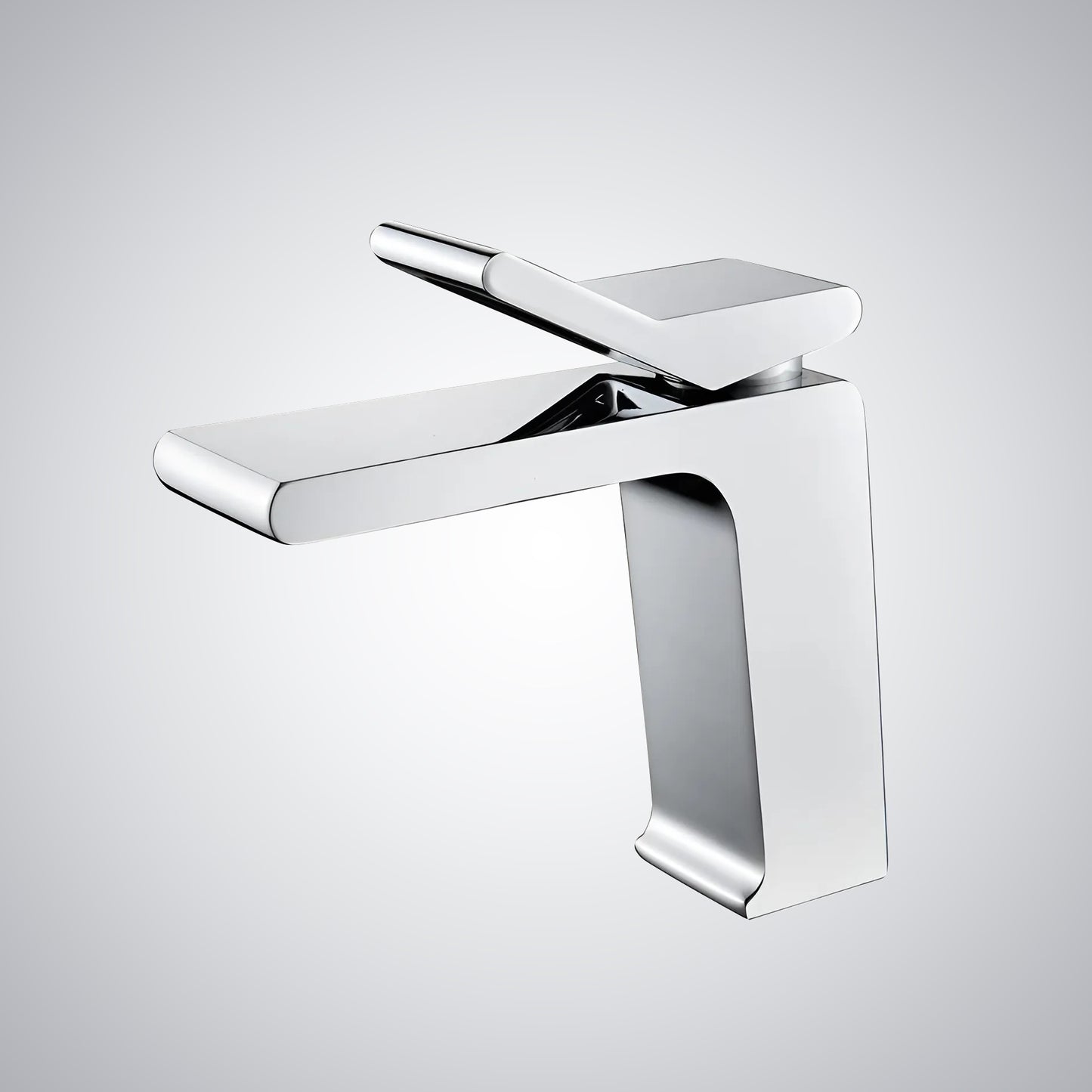 Fontana Andujar 1.2 GPM Single Handle Deck Mounted Waterfall Chrome Basin Faucet