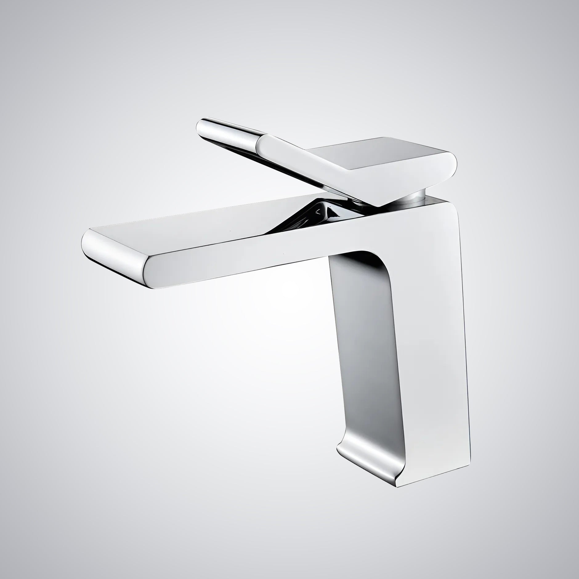 Fontana Andujar 1.2 GPM Single Handle Deck Mounted Waterfall Chrome Basin Faucet