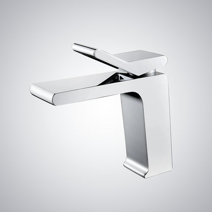 Fontana Andujar 1.2 GPM Single Handle Deck Mounted Waterfall Chrome Basin Faucet