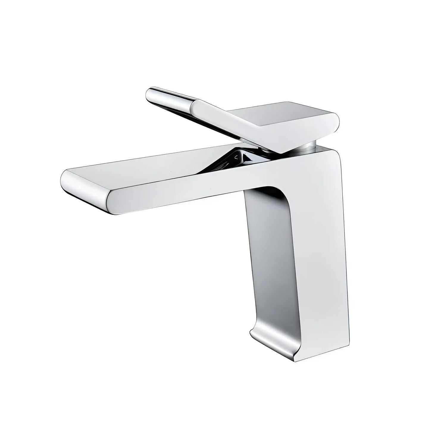 Fontana Andujar 1.2 GPM Single Handle Deck Mounted Waterfall Chrome Basin Faucet