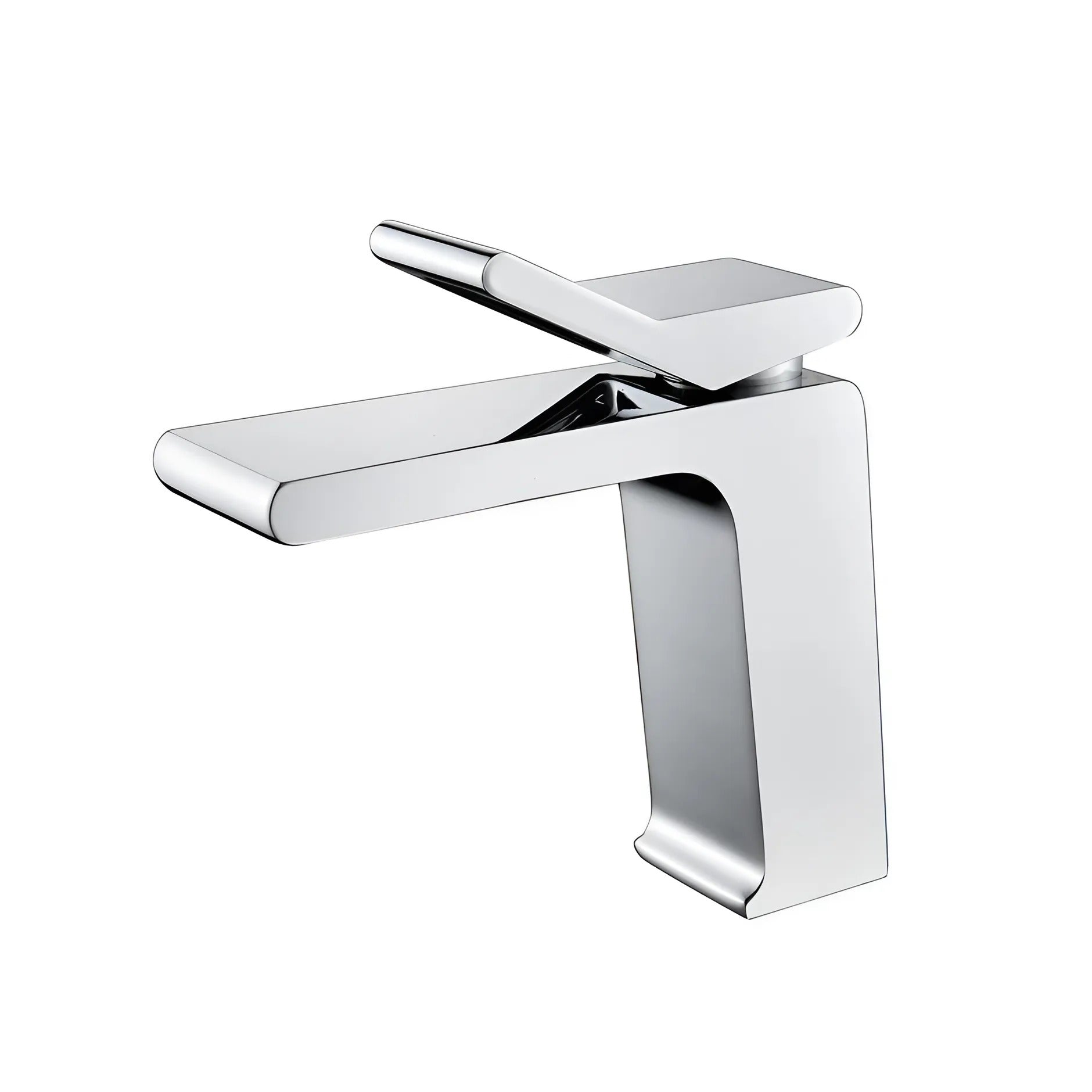 Fontana Andujar 1.2 GPM Single Handle Deck Mounted Waterfall Chrome Basin Faucet