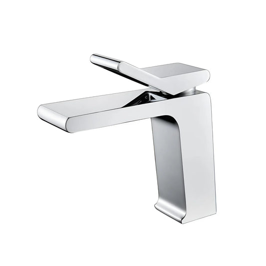 Fontana Andujar 1.2 GPM Single Handle Deck Mounted Waterfall Chrome Basin Faucet