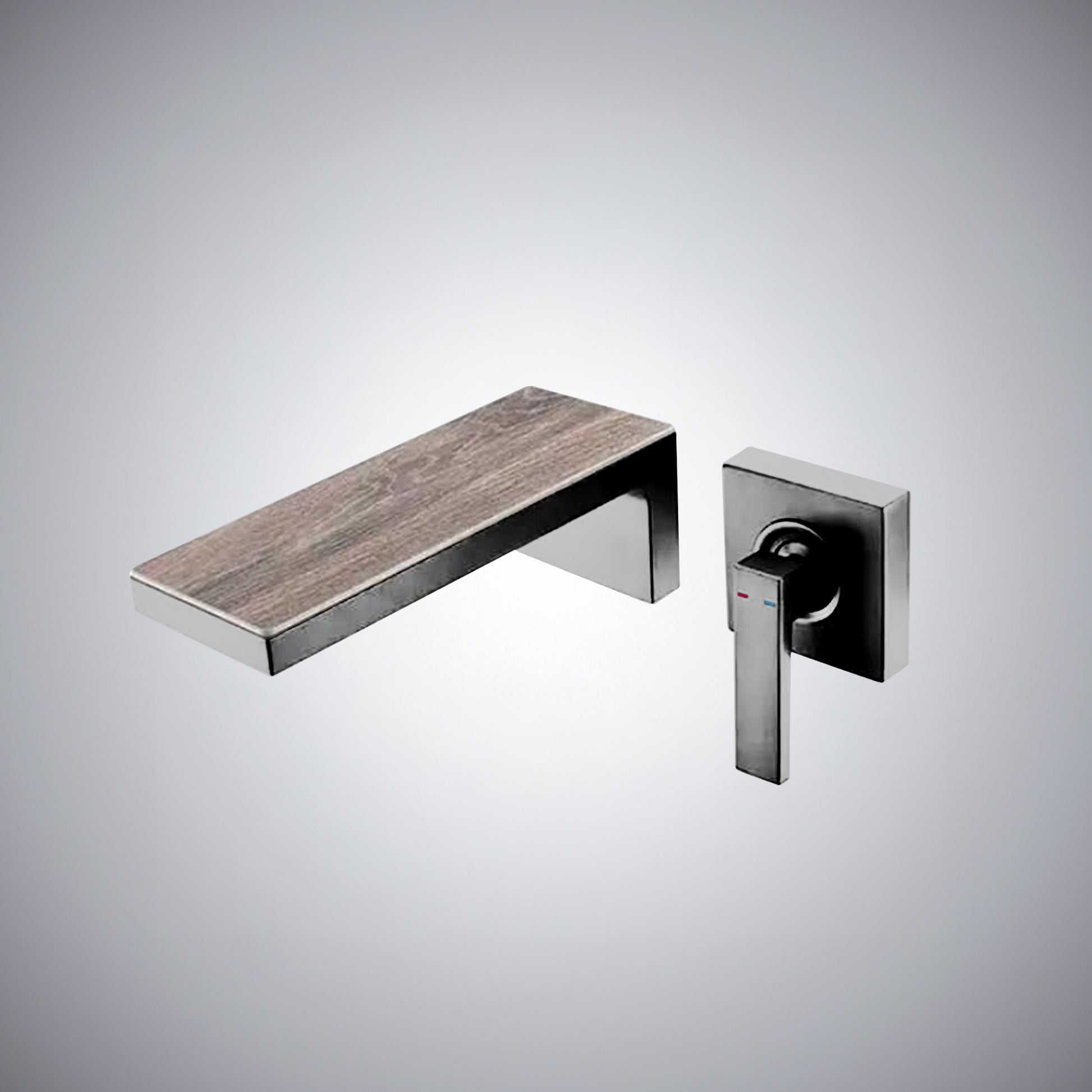 Fontana Aprica 4" Minispread Single Handle Brushed Nickel Wall Mounted Faucet