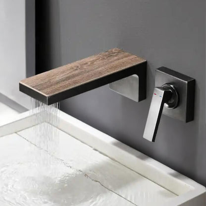 Fontana Aprica 4" Minispread Single Handle Brushed Nickel Wall Mounted Faucet