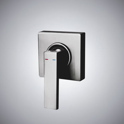 Fontana Aprica 4" Minispread Single Handle Brushed Nickel Wall Mounted Faucet