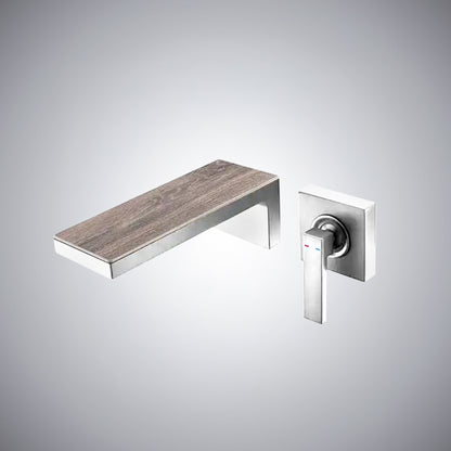 Fontana Aprica 4" Minispread Single Handle Chrome Wall Mounted Faucet