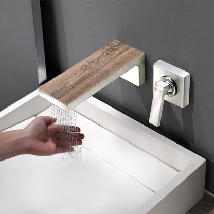 Fontana Aprica 4" Minispread Single Handle Chrome Wall Mounted Faucet