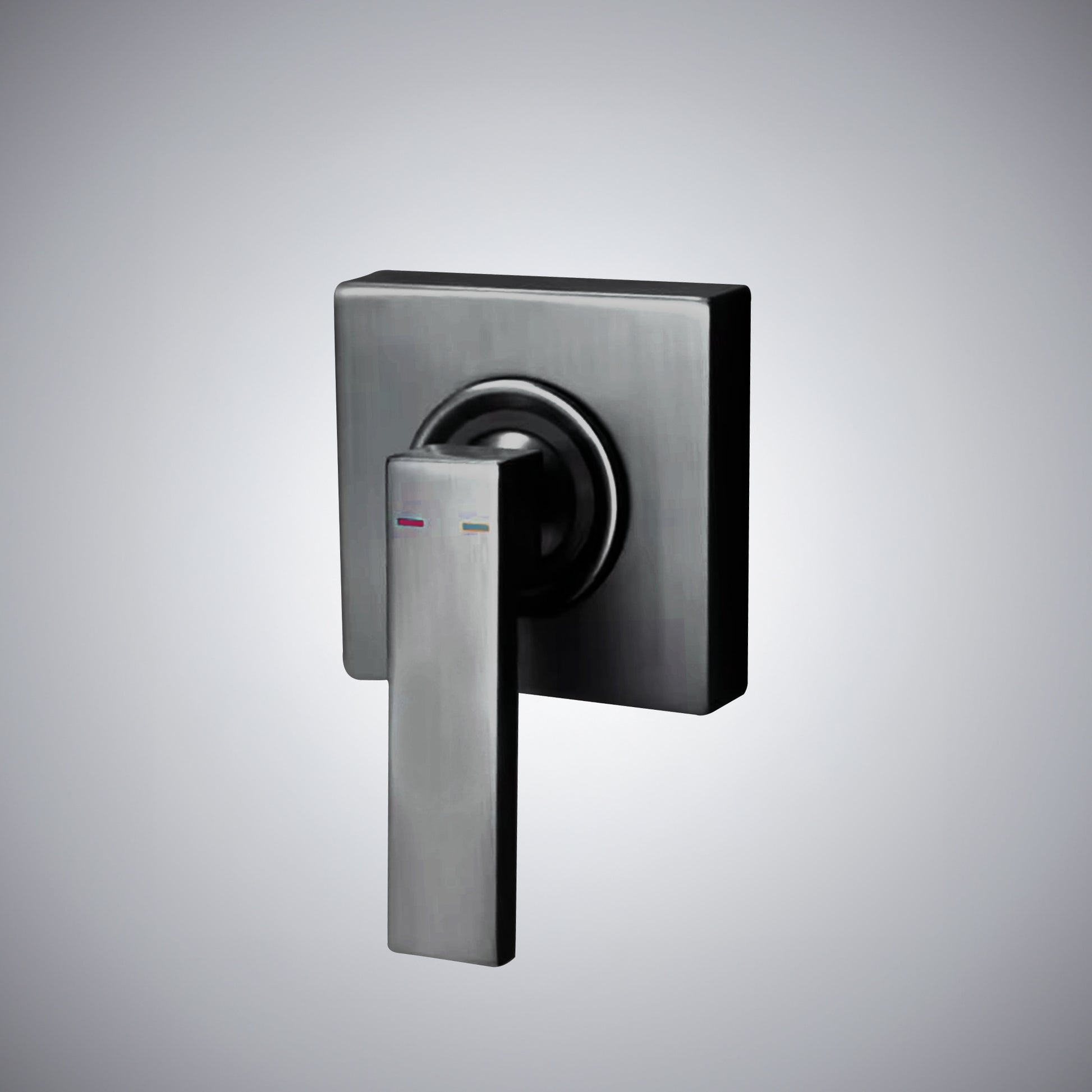 Fontana Aprica 4" Minispread Single Handle Gun Metal Gray Wall Mounted Faucet