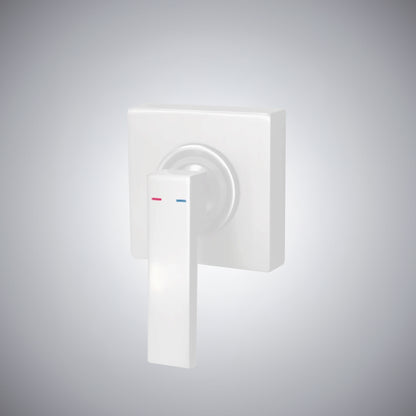 Fontana Aprica 4" Minispread Single Handle Matte White Wall Mounted Faucet