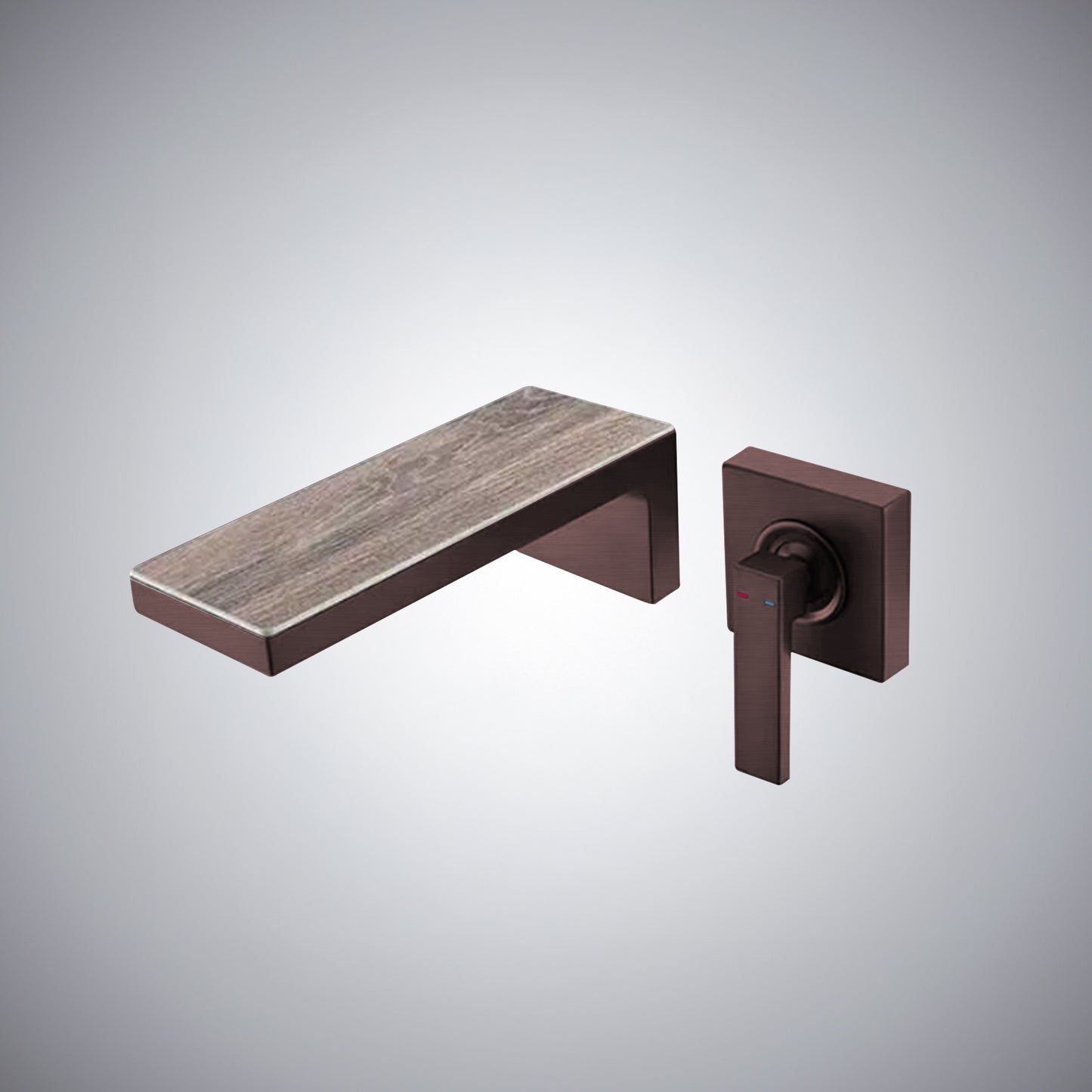 Fontana Aprica 4" Minispread Single Handle Oil Rubbed Bronze Wall Mounted Faucet