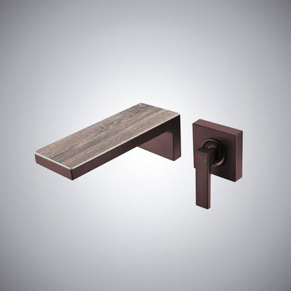 Fontana Aprica 4" Minispread Single Handle Oil Rubbed Bronze Wall Mounted Faucet