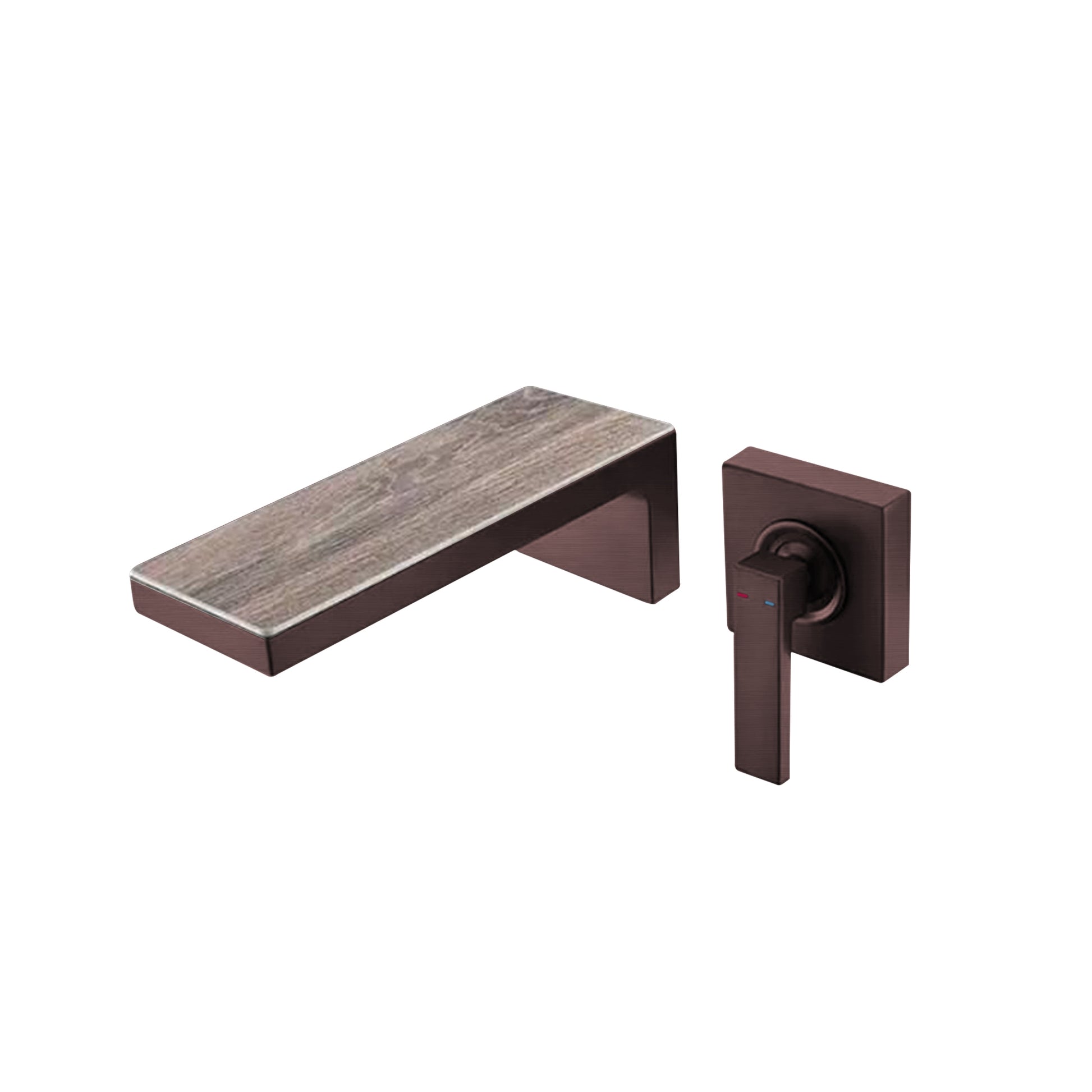 Fontana Aprica 4" Minispread Single Handle Oil Rubbed Bronze Wall Mounted Faucet