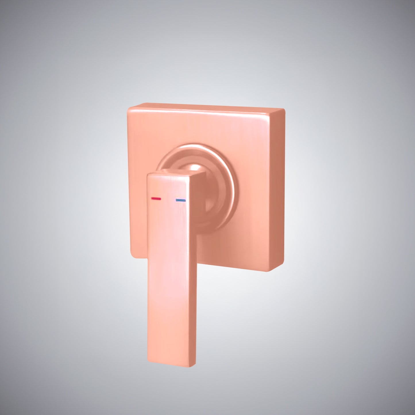 Fontana Aprica 4" Minispread Single Handle Rose Gold Wall Mounted Faucet