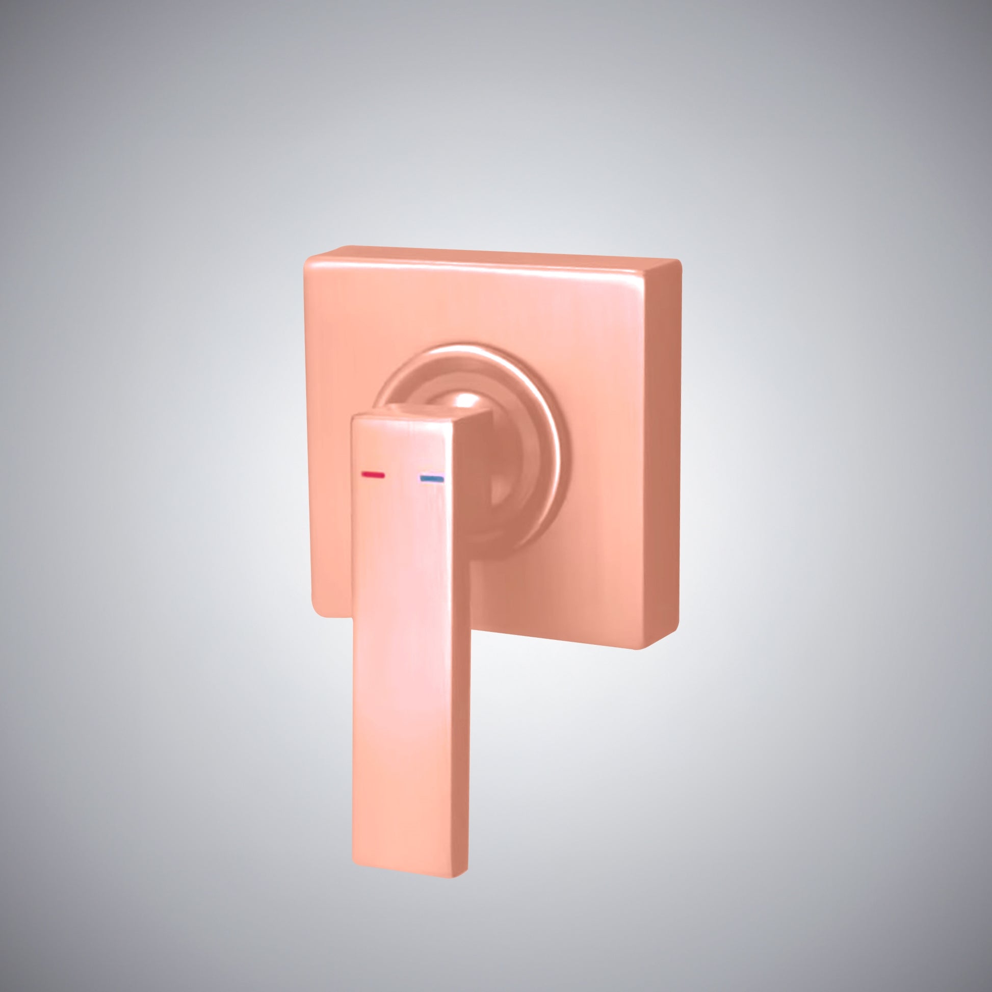 Fontana Aprica 4" Minispread Single Handle Rose Gold Wall Mounted Faucet