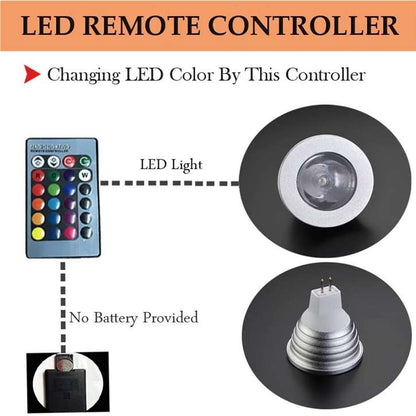 Fontana Atlanta Remote Controlled LED Recessed Ceiling Mount Chrome Stainless Steel Rainfall Showerhead