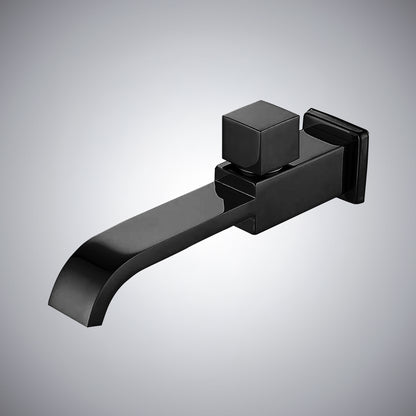 Fontana Aviles Single Handle Wall Mounted Matte Black Faucet