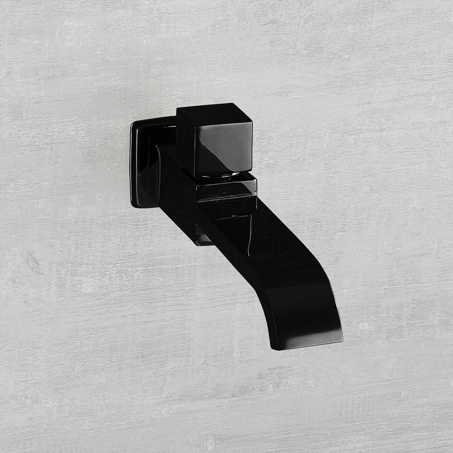 Fontana Aviles Single Handle Wall Mounted Matte Black Faucet