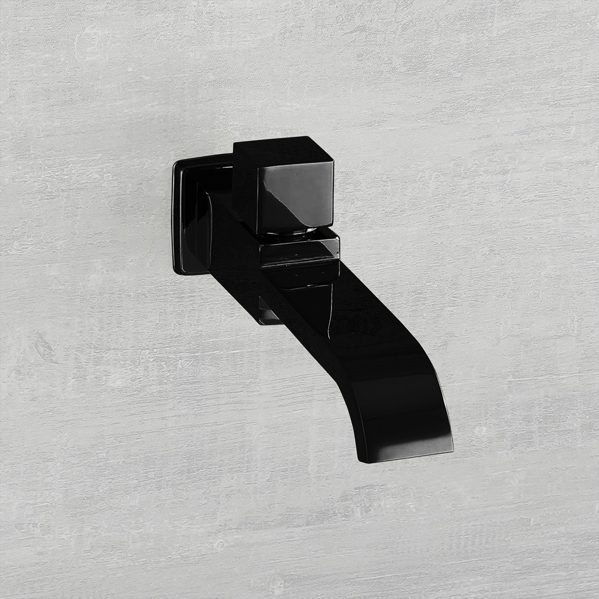 Fontana Aviles Single Handle Wall Mounted Matte Black Faucet