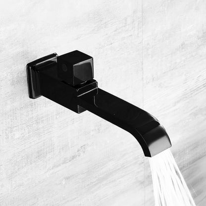 Fontana Aviles Single Handle Wall Mounted Matte Black Faucet