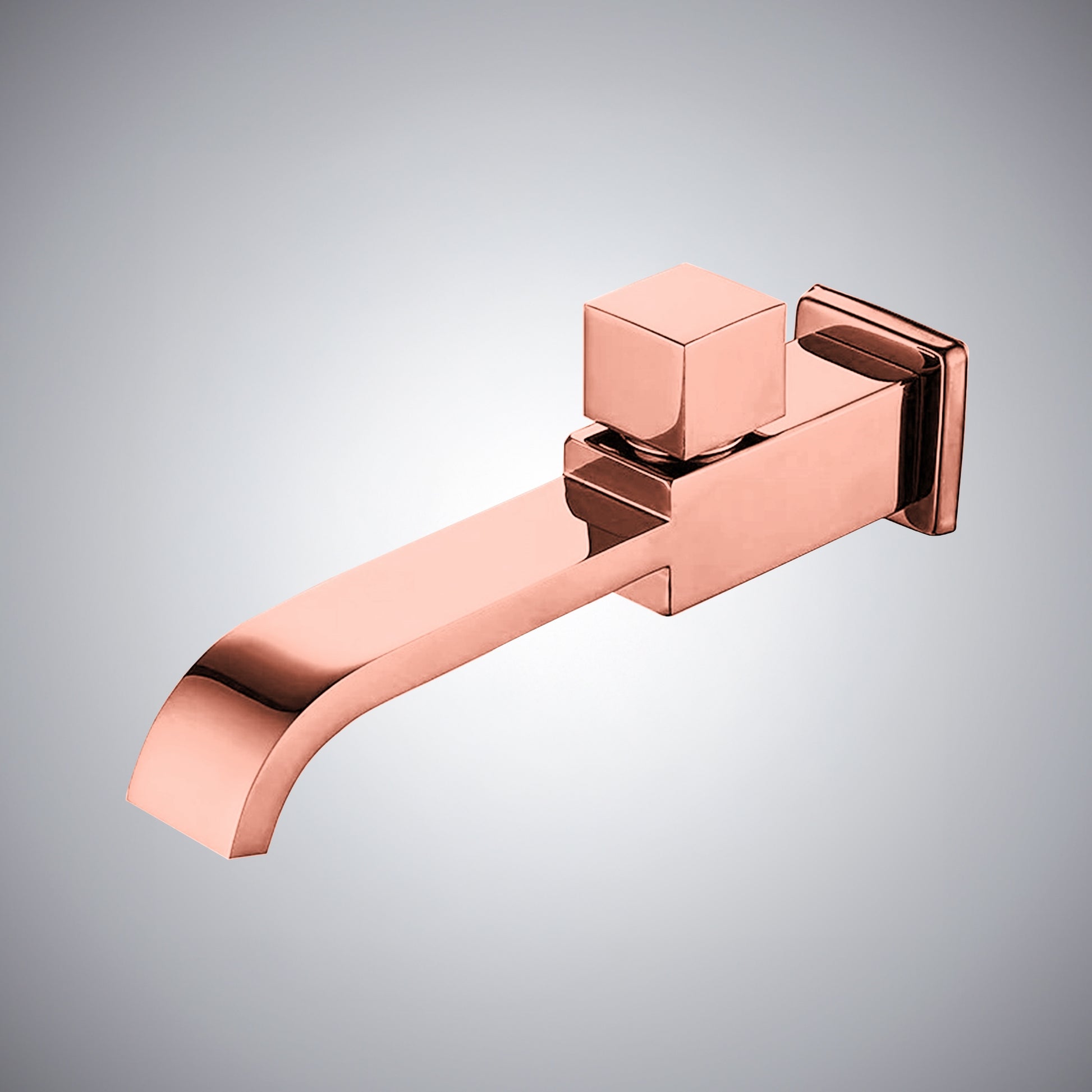 Fontana Aviles Single Handle Wall Mounted Rose Gold Faucet