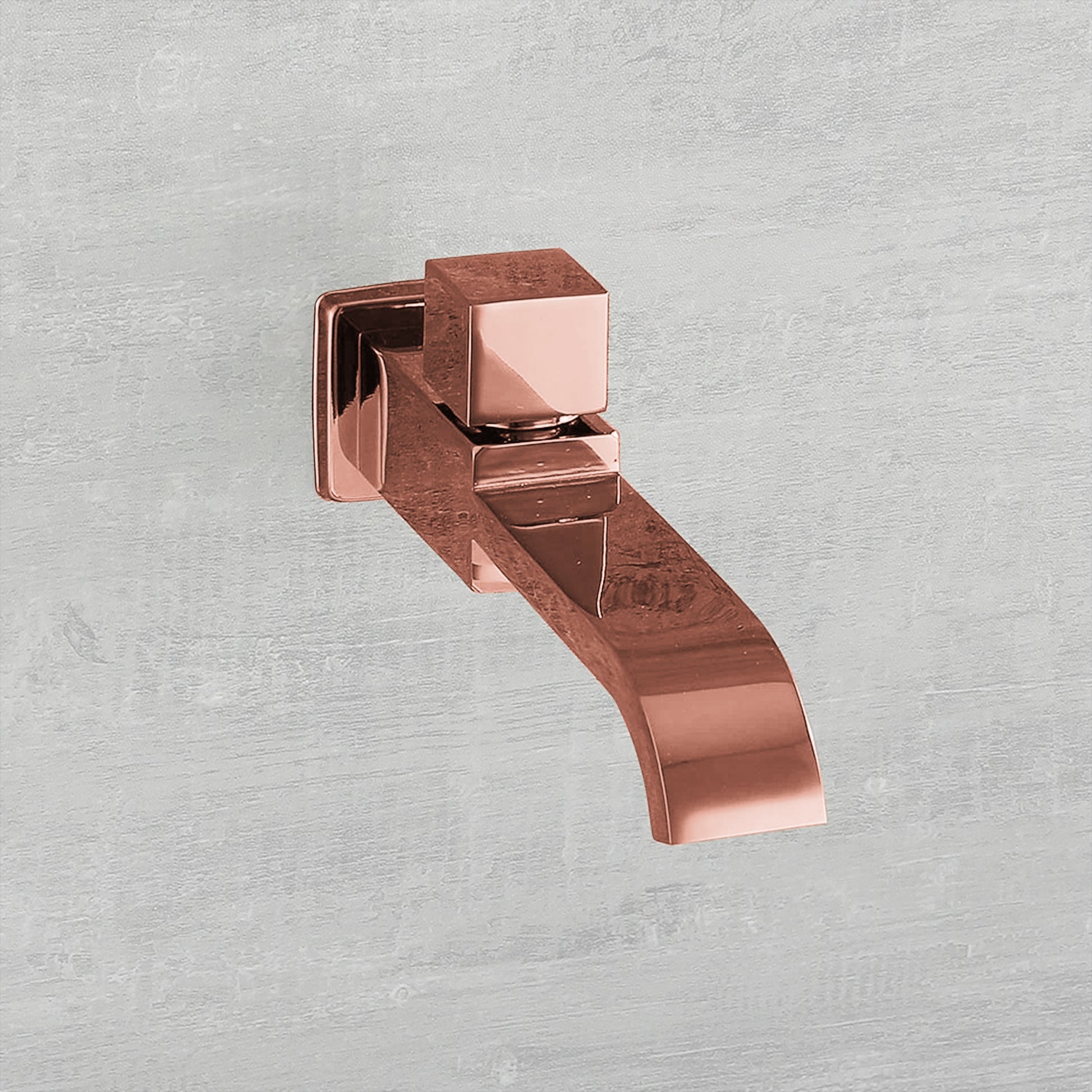 Fontana Aviles Single Handle Wall Mounted Rose Gold Faucet