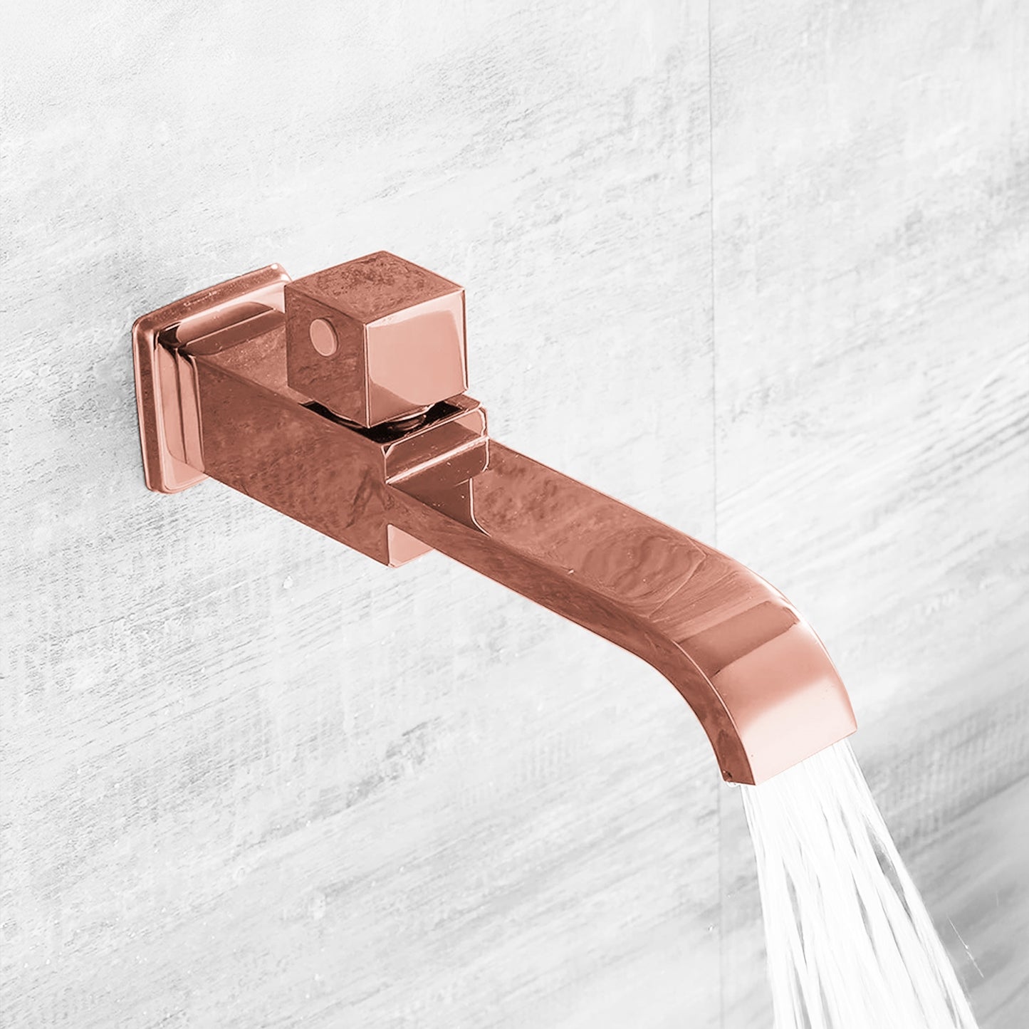 Fontana Aviles Single Handle Wall Mounted Rose Gold Faucet