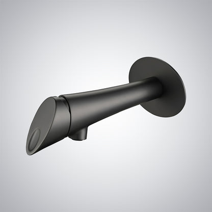 Fontana Avise Single Handle Gun Metal Gray Wall Mounted Faucet