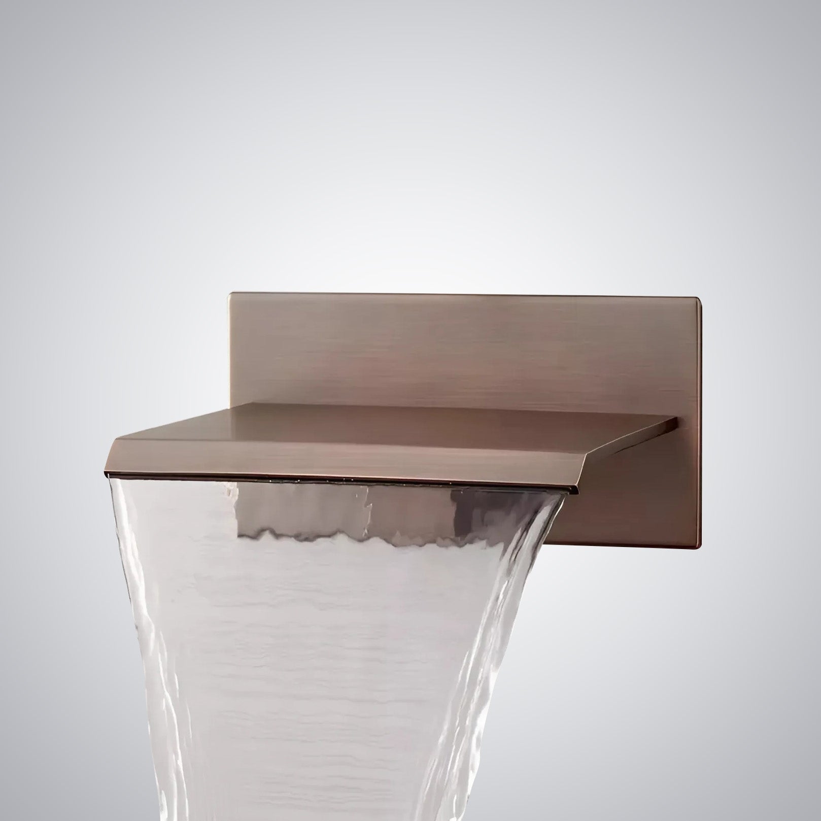 Fontana Avranches 10 GPM Touchless Wall Mounted Waterfall Oil Rubbed Bronze Tub Faucet