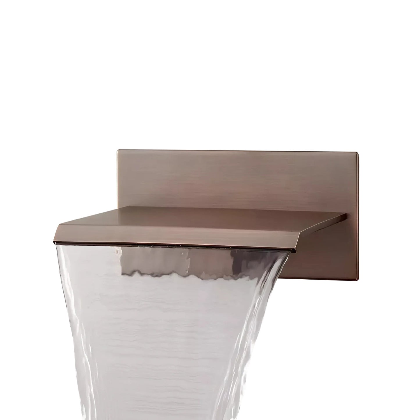 Fontana Avranches 10 GPM Touchless Wall Mounted Waterfall Oil Rubbed Bronze Tub Faucet