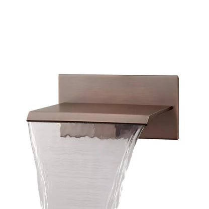 Fontana Avranches 10 GPM Touchless Wall Mounted Waterfall Oil Rubbed Bronze Tub Faucet