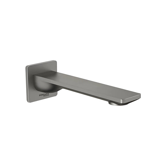 Fontana Bayeux Square Wall Mounted Gray Touchless Faucet