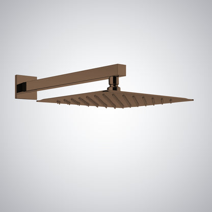 Fontana Borgo 16" Square Wall Mounted Oil Rubbed Bronze Rainfall Shower Head