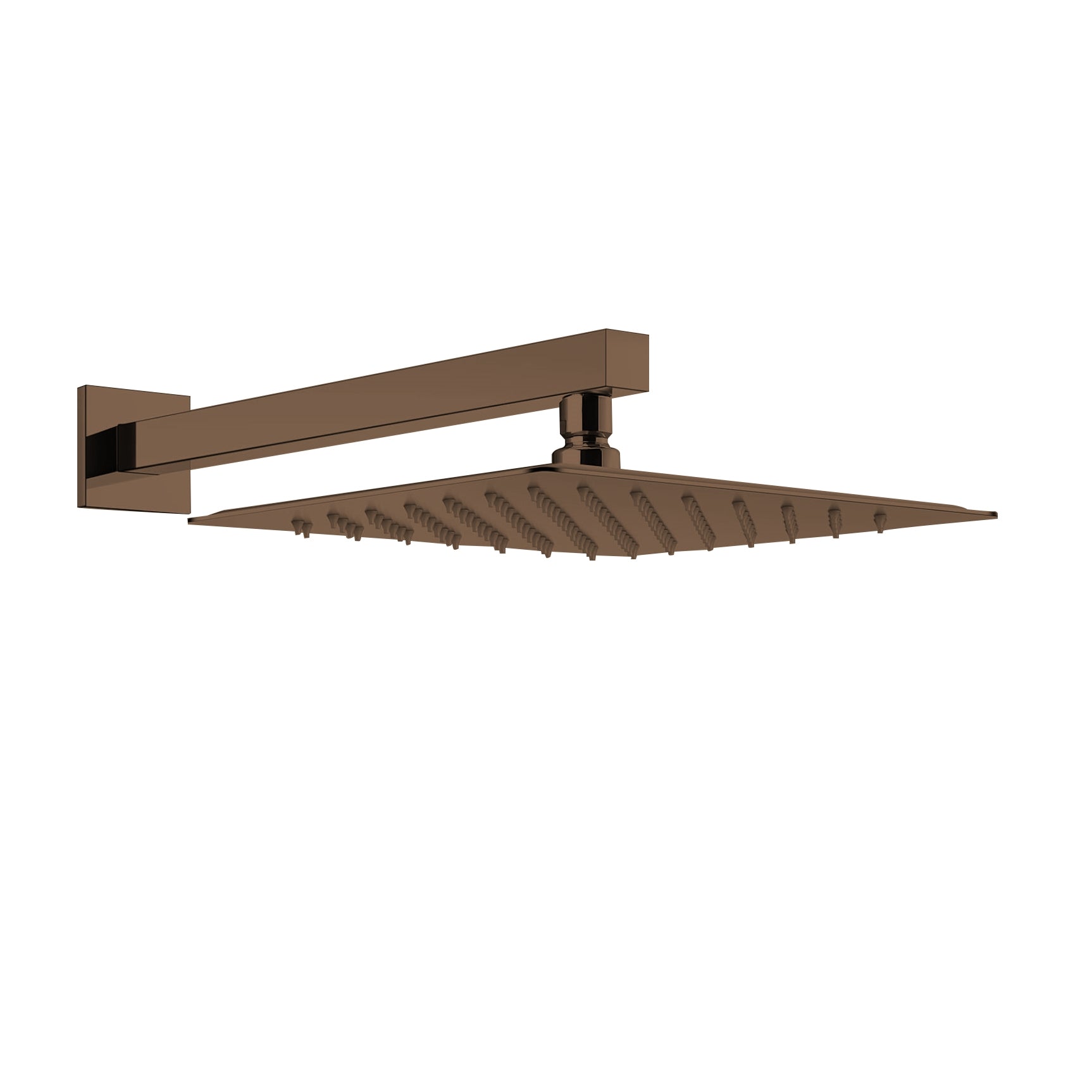 Fontana Borgo 16" Square Wall Mounted Oil Rubbed Bronze Rainfall Shower Head